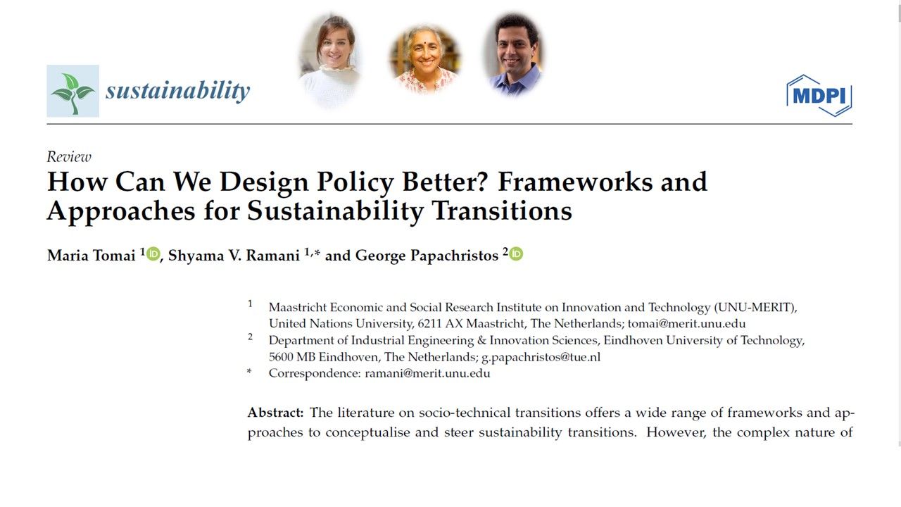 Calling to anyone who is teaching or studying about Sustainability Transitions!